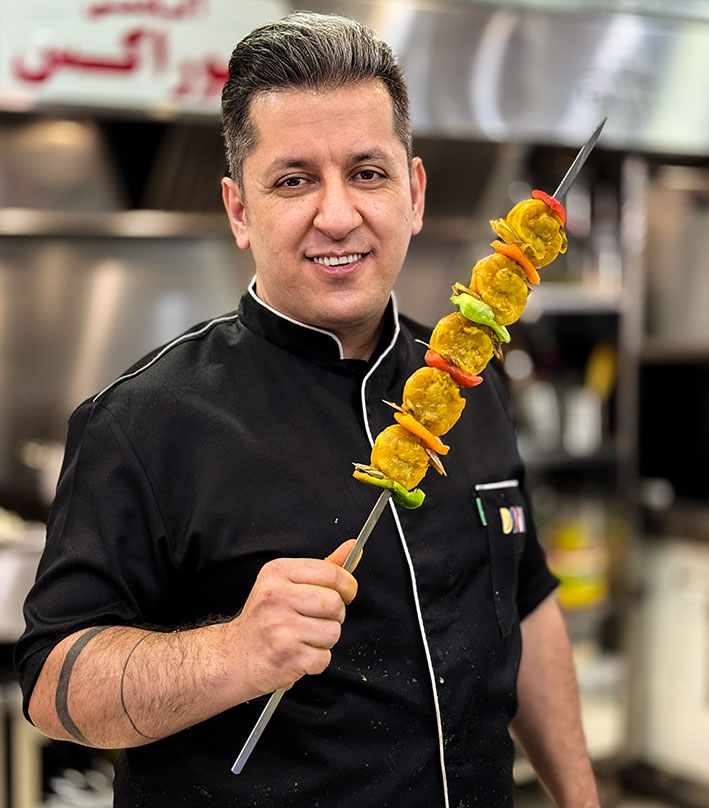 استاد جعفر ابوالحسنی - آکادمی بوراکس - دوره جامع کباب و تخته کاری