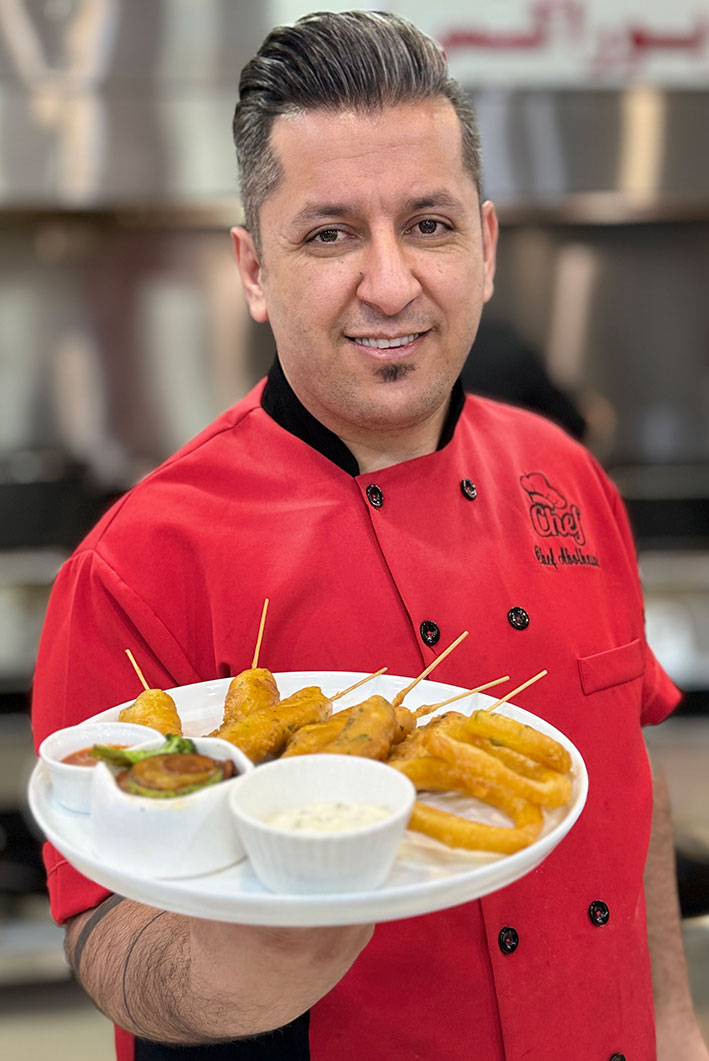 استاد ابوالحسنی در دوره غذاهای رستورانی آکادمی بوراکس