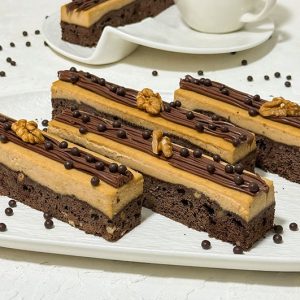آموزش آنلاین براونی گردو با گاناش و کرم پرالین – ندا توکلی