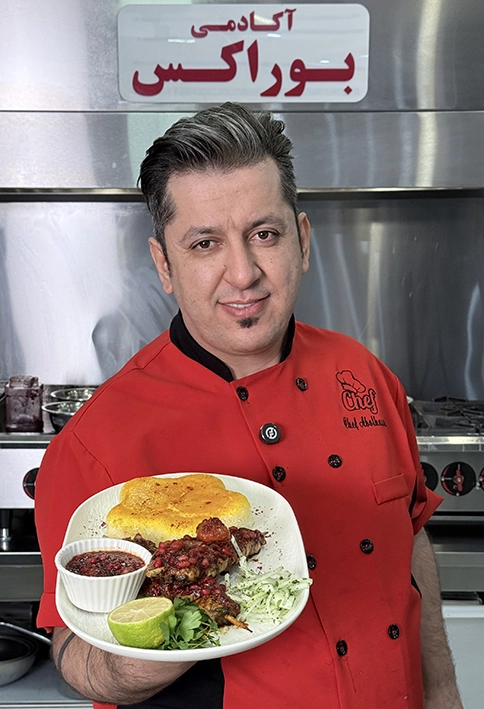 جوجه ناردون آموزش آنلاین استاد ابوالححسنی آکادمی بوراکس آموزشگاه آشپزی بوراکس فیلم آشپزی