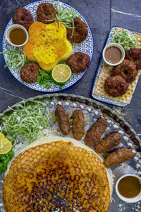 گردو کباب آموزش آنلاین پخت استاد ابوالحسنی آکادمی آشپزی بوراکس فیلم آشپزی